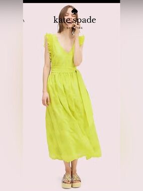 NWOT Kate Spade Bloom organza dress
